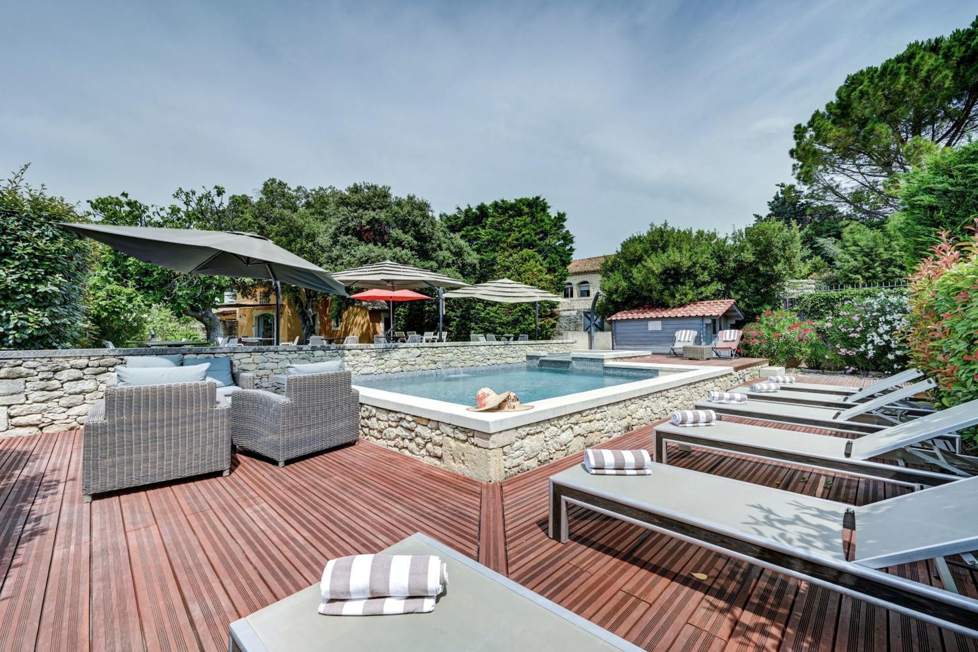 La Belle Vie Hotel Saint-Hilaire-dʼOzilhan Eksteriør billede